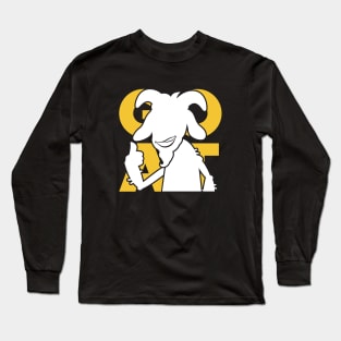 GOAT - Greatest Of All Time Thumbs Up Long Sleeve T-Shirt